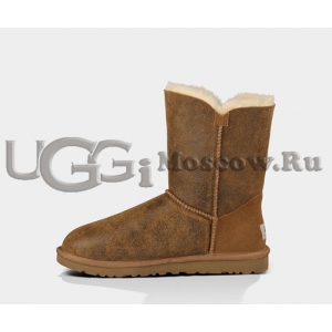 UGG Women Bailey Button Bomber - Chestnut