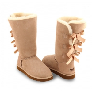 UGG Women Bailey Bow Tall - Sand