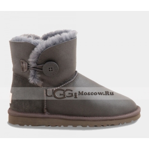 UGG Women Bailey Button Mini Metallic - Grey