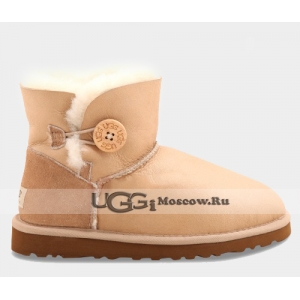 UGG Women Bailey Button Mini Metallic - Sand