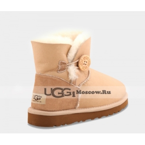 UGG Women Bailey Button Mini Metallic - Sand