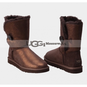 UGG Women Bailey Button Fancy - Chocolate