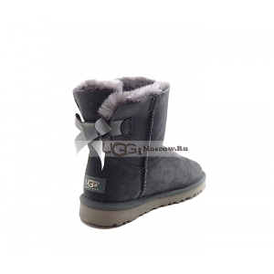 Ugg Women Bailey Bow Mini - Grey