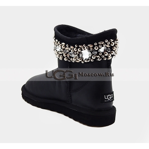 Ugg & Jimmy Choo Crystals Metallic - Black