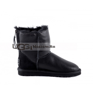 Ugg Women Zip Mini Metallic - Black