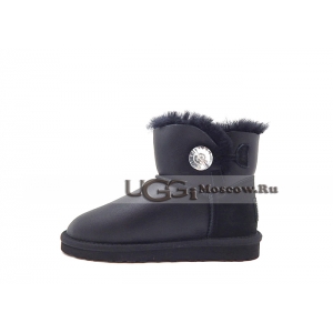 UGG Bailey Button Mini Metallic Bling - Black