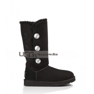 UGG Women Bailey Bling Tall - Black