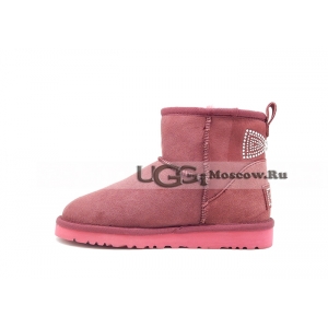 Ugg Women Mini Crystal Bow - Raspberry