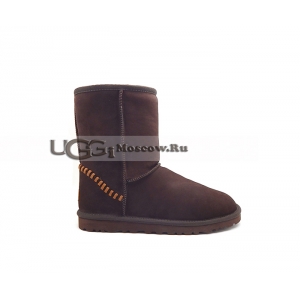 Ugg Men Classic Short Leather - Chocolate