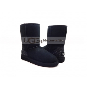 Ugg Women Classic Short Perla - Black