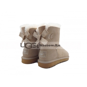 Ugg Women Bailey Bow Mini Pattern - Sand