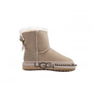 Ugg Women Bailey Bow Mini Pattern - Sand