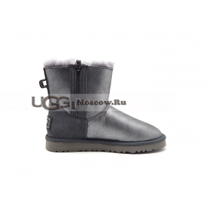 Ugg Women Mini Double Zip Glitter - Grey