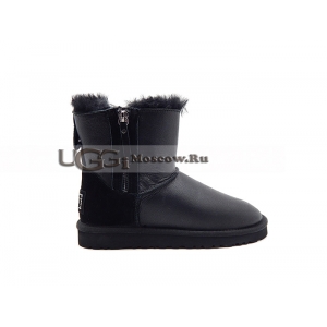 Ugg Women Mini Double Zip Metallic - Black