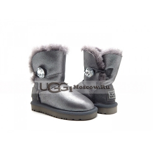 UGG Kids Bailey Bling Glitter - Grey