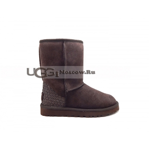 Ugg Women Classic Short Perla - Chocolate