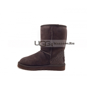 Ugg Women Classic Short Perla - Chocolate