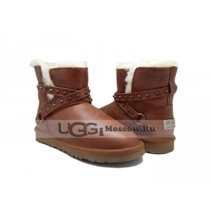 UGG Women Mini Emersen Metallic - Chestnut