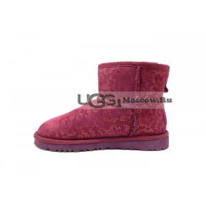 UGG Women Mini Conifer - Burgundy