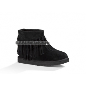 Ugg Women Wynona Fringe - Black