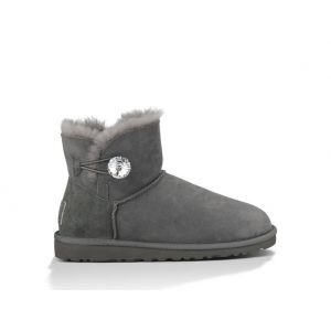 UGG Bailey Button Mini Bling - Grey