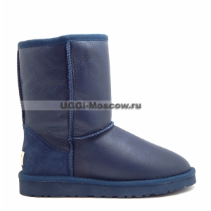 UGG Women Short Metallic - Blue