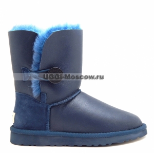 UGG Women Bailey Button Metallic  - Blue